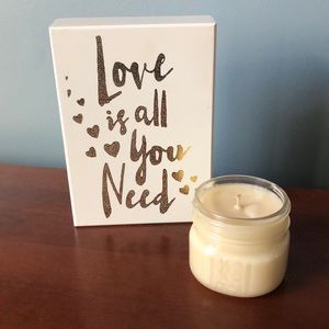 “Love is all you need” Wood Sign